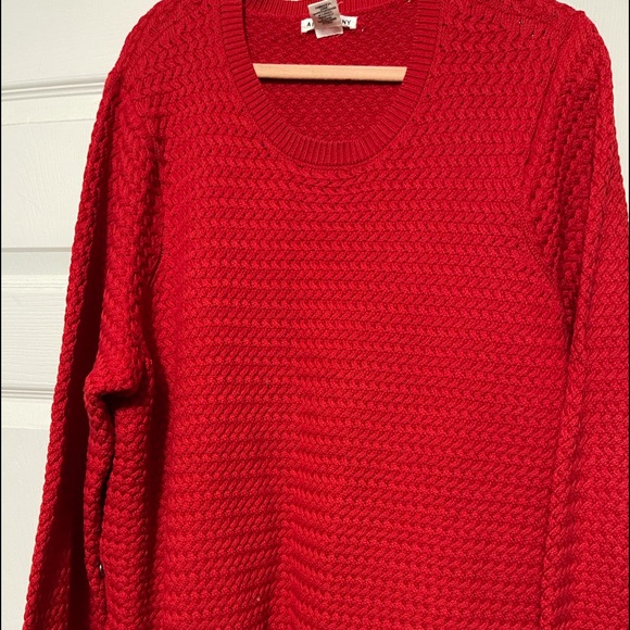 Artisan NY red sweater.  3x - Picture 1 of 3